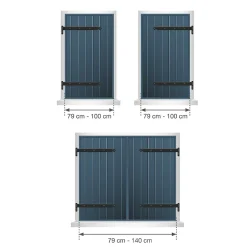 Avidsen Lot de 4 motorisations pour volet battant Open W- Volet Battant