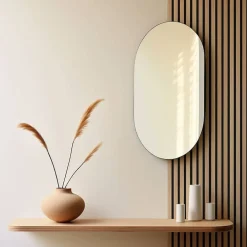 Decoon Lot de 2 panneaux acoustiques bois 250 x 30 x 1,9 cm - Lamelles bois placage chêne clair véritable fond noir - 1,5m²- Panneau Tasseau Bois