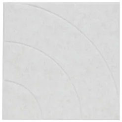 Atmosphera Créateur D'Intérieur Lot de 4 panneaux décoratifs Feutrine gris 30x30cm - Atmosphera- Panneau Tasseau Bois