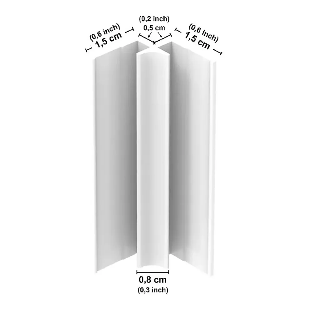 99Deco Lot de 2 panneaux de douche en aluminium (90x220 & 120x220 cm) + profilés blanc - Charme - Blanc- Panneau Mural De Salle De Bains