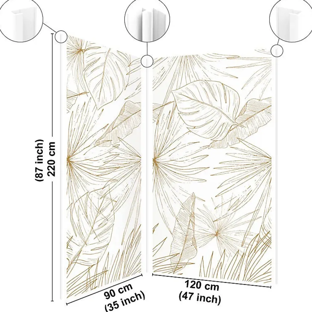 99Deco Panneau Mural De Salle De Bains<Lot de 2 panneaux de douche en aluminium (90x220 & 120x220 cm) + profilés blanc - Lamnar Kola