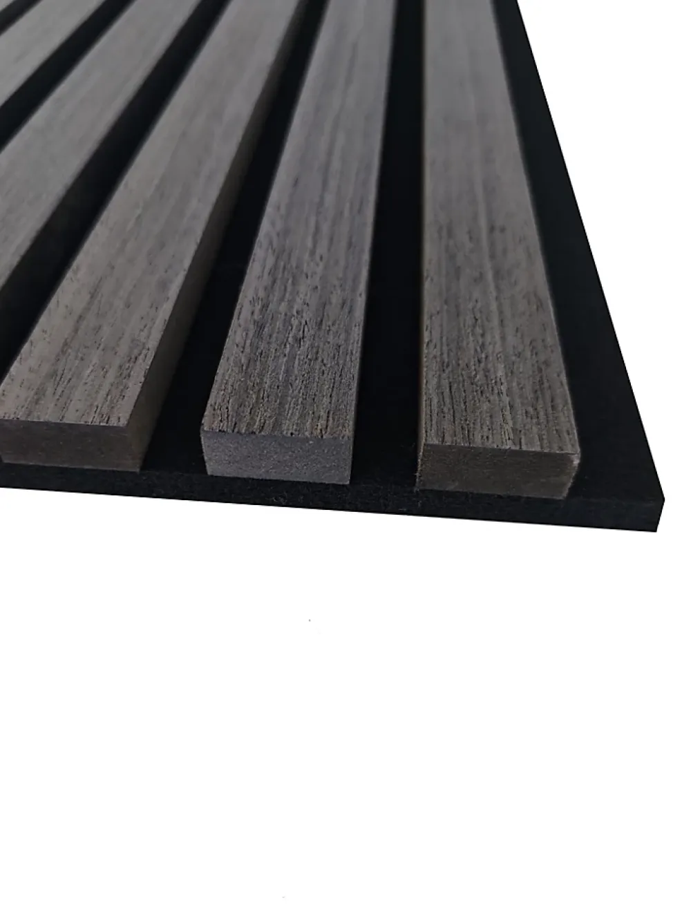 AICA Sanitaire Lot de 3 Panneaux Muraux Décoratifs Acoustiques Bois MDF 240x60cm Chêne grisé AntiBruit, Facile à Poser- Panneau Décoratif En Bois