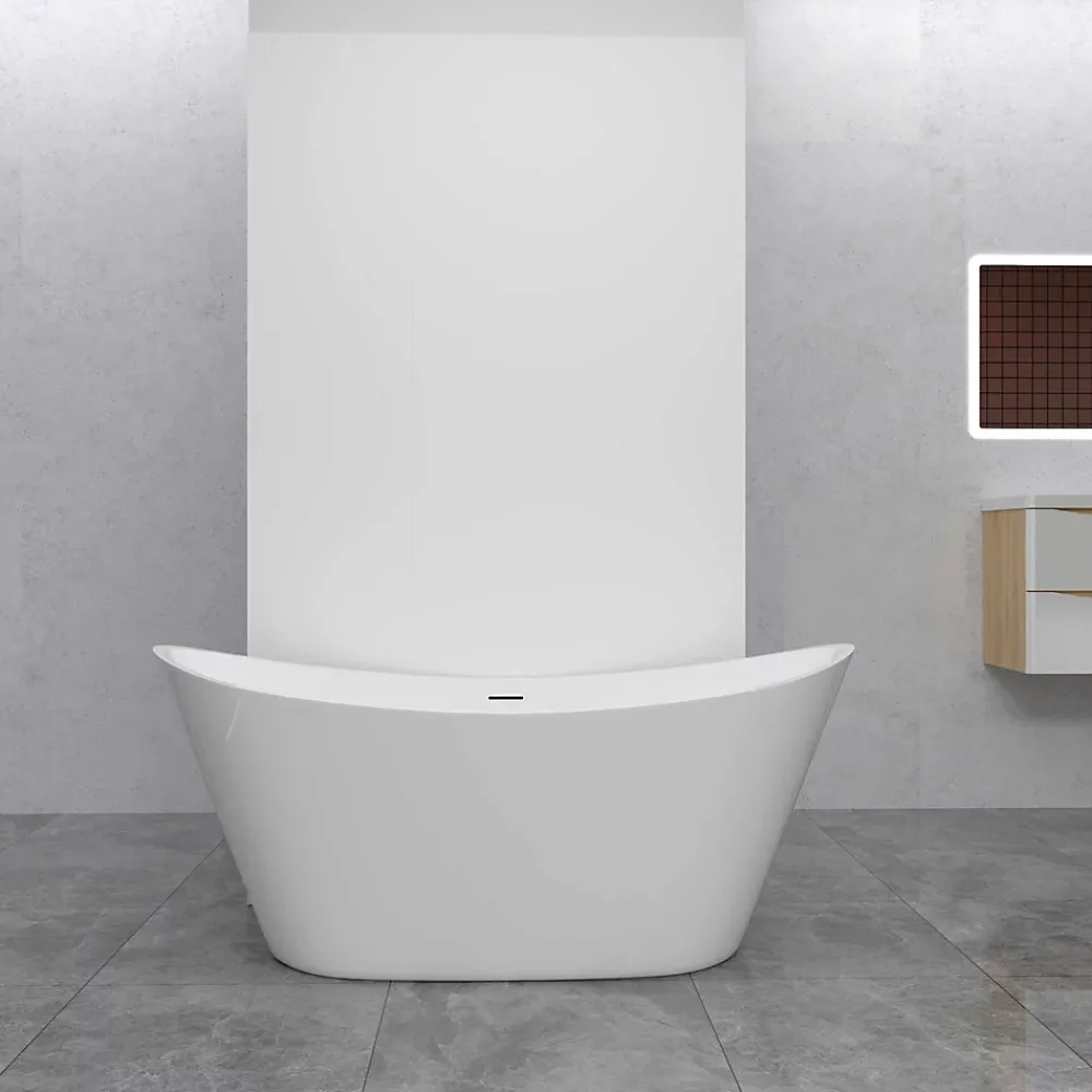 AICA Sanitaire Lot de 2 panneaux muraux de douche Blanc en aluminium avec 1 profilés, L40xL80xH210 cm ,protection murale, antimoisissure- Panneau Mural De Salle De Bains