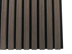AICA Sanitaire Lot de 2 Panneaux Muraux Décoratifs Acoustiques Bois MDF 240x60cm Noyer AntiBruit, Facile à Poser- Panneau Décoratif En Bois