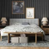 AICA Sanitaire Panneau Décoratif En Bois<Lot de 2 Panneaux Muraux Décoratifs Acoustiques Bois MDF 240x60cm Chêne grisé AntiBruit, Facile à Poser