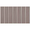 Decoon Panneau Tasseau Bois<Lot de 7 Panneaux muraux tasseaux bois 120 x 30 x 1,9 cm - Pack tête de lit - Lamelles rose pastel / feutrine noir - 2,52m²