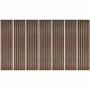 Decoon Panneau Tasseau Bois<Lot de 7 Panneaux muraux tasseaux bois 120 x 30 x 1,9 cm - Pack tête de lit - Lamelles rose gold / feutrine noir - 2,52m²