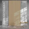Mon Marché Déco Lot de 2 Panneaux Tasseaux Bois - Chêne Feutre Noir - 3 m², 2500 x 600 mm,- Panneau Tasseau Bois