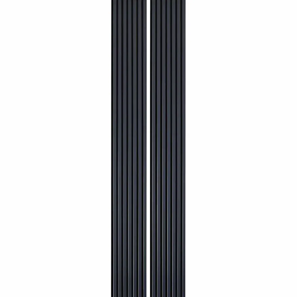 Decoon Lot de 2 Panneaux tasseaux bois 250 x 30 x 1,9 cm - bleu nuit/feutrine noir - 1,5m²- Panneau Tasseau Bois