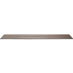 Decoon Panneau Tasseau Bois<Lot de 5 panneaux tasseaux bois 250x30x1 cm - Pack Mur TV bois 150cm - Lamelles chêne clair véritable fond noir - 3,75m²