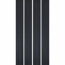 Decoon Lot de 4 Panneaux tasseaux bois 250 x 30 x 1,9 cm - bleu nuit/feutrine noir - 3m²- Panneau Tasseau Bois