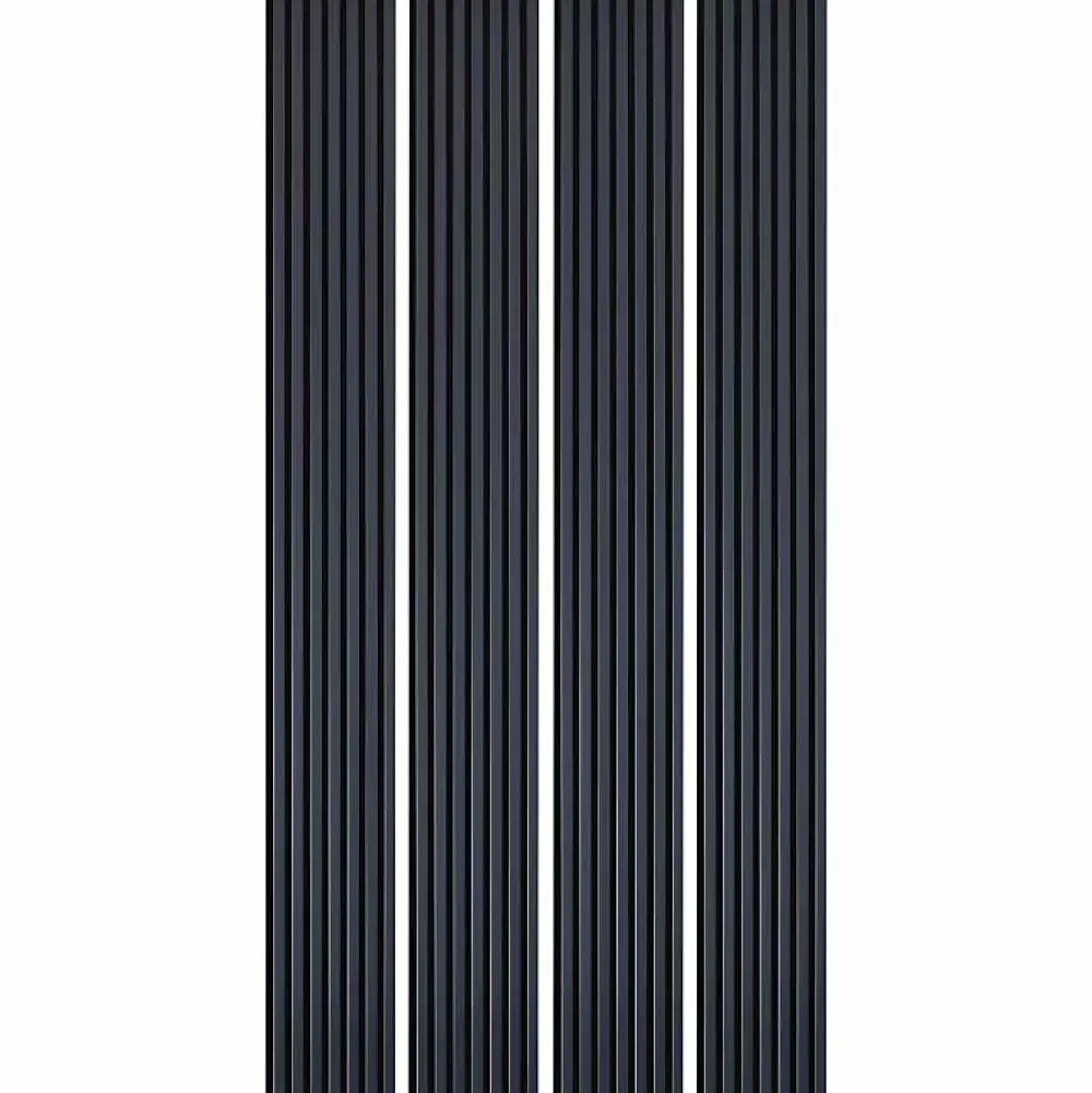 Decoon Lot de 4 Panneaux tasseaux bois 250 x 30 x 1,9 cm - bleu nuit/feutrine noir - 3m²- Panneau Tasseau Bois