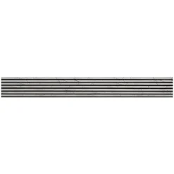 Decoon Panneau Tasseau Bois<Lot de 2 Panneaux tasseaux bois 250 x 30 x 1,9 cm - décor marbre gris/feutrine noir - 1,5m²
