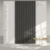 Mon Marché Déco Lot de 2 Panneaux Tasseaux Bois - Chêne Noir Feutre Noir - 3 m², 2500 x 600 mm,- Panneau Tasseau Bois