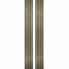 Decoon Lot de 2 Panneaux tasseaux bois 250 x 30 x 1,9 cm - gold/feutrine noir - 1,5m²- Panneau Tasseau Bois