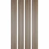 Decoon Lot de 4 Panneaux tasseaux bois 250 x 30 x 1,9 cm - décor chêne clair fond noir - 3m²- Panneau Tasseau Bois