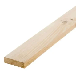 Forestea Lot de 3 planches sapin brut égalisé 2400 x 96 x 21 mm- Tasseau Bois