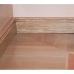 Wood&Sens Lot de 5 Plinthe Plaquées Chêne MDF, L.2,23 m x l.14,8 cm x Ep.16 mm- Plinthe Bois|Plinthe Bois