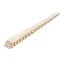 Wood&Sens Lot de 5 Plinthe Plaquées Chêne MDF, L.2,23 m x l.14,8 cm x Ep.16 mm- Plinthe Bois|Plinthe Bois