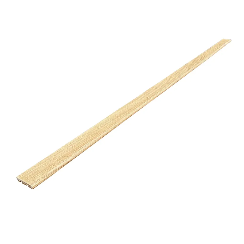 Wood&Sens Lot de 5 Plinthes cache-fils Plaquées Chêne verni MDF, L.2,23 m x l.7,8 cm x Ep.12 mm- Plinthe Bois|Plinthe Bois