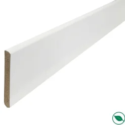Forestea Moulure<Lot de 5 Plinthes MDF prépeinte blanc 2400 x 100 x 10 mm