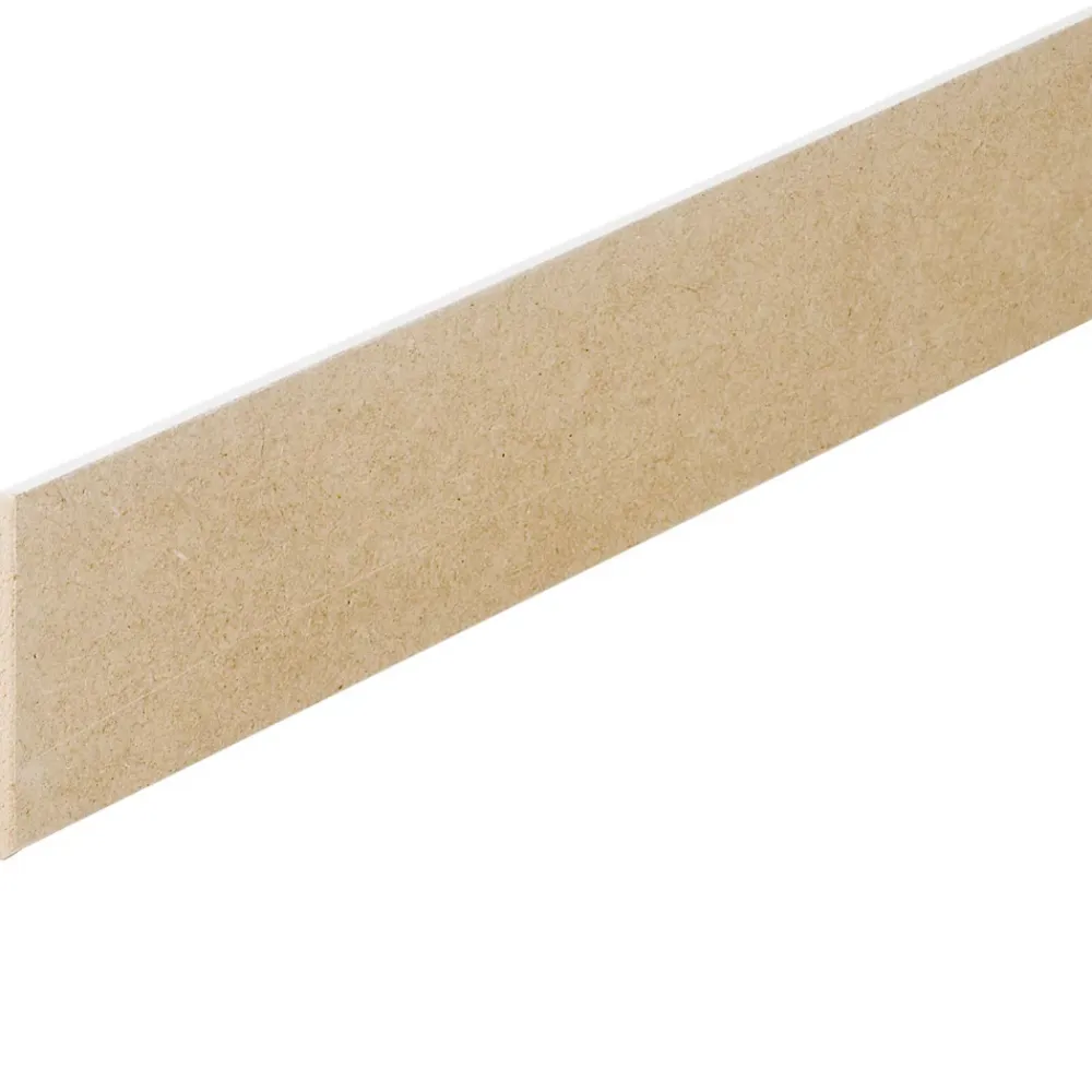Forestea Moulure<Lot de 5 Plinthes MDF prépeinte blanc 2400 x 100 x 10 mm