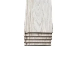 Wood&Sens Lot de 5 Plinthes Plaquées Chêne MDF, L.2,23 m x l.10,8 cm x Ep.14 mm- Plinthe Bois|Plinthe Bois
