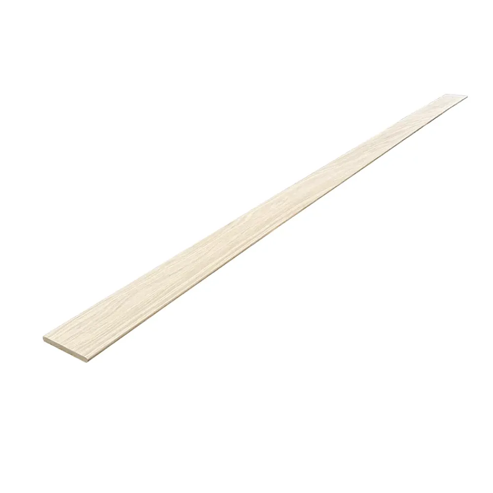 Wood&Sens Plinthe Bois|Plinthe Bois<Lot de 10 Plinthes Plaquées Chêne MDF Arrêtes vives, L.2,23 m x l.6,8 cm x Ep.9 mm