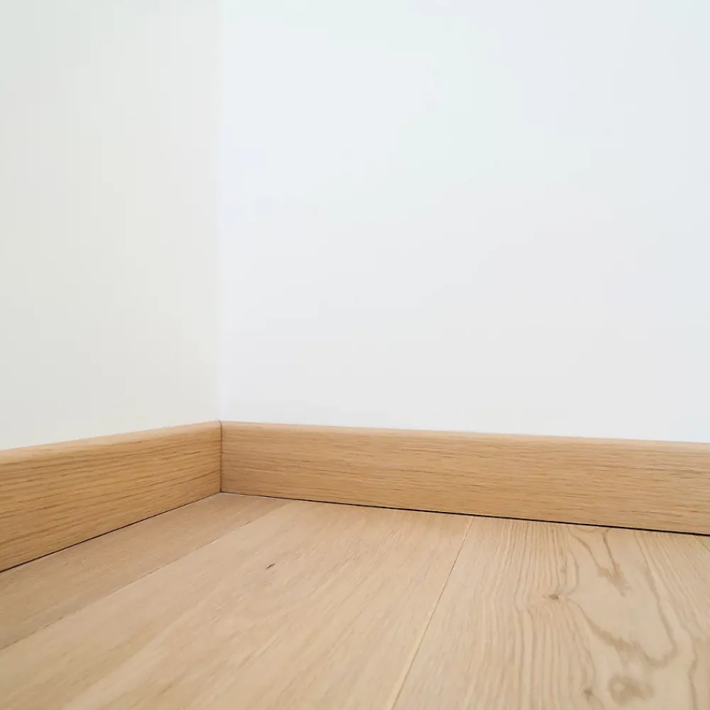 Wood&Sens Plinthe Bois|Plinthe Bois<Lot de 10 Plinthes Plaquées Chêne MDF Arrêtes vives, L.2,23 m x l.6,8 cm x Ep.9 mm