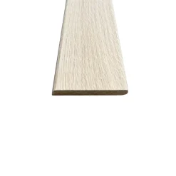 Wood&Sens Lot de 10 Plinthes Plaquées Chêne MDF Arrondi, L.2,23 m x l.6,8 cm x Ep.9 mm- Plinthe Bois|Plinthe Bois
