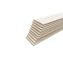 Wood&Sens Plinthe Bois|Plinthe Bois<Lot de 10 Plinthes Plaquées Chêne MDF Arrondi, L.2,23 m x l.9,8 cm x Ep.9 mm