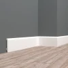 Wood&Sens Plinthe Pour Sol En Vinyle Et Pvc<Lot de 10 Plinthes Polymère avec Bord Arrondi 3mm, L.240 cm x P.8 cm, Ep.15 mm