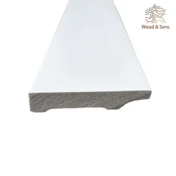 Wood&Sens Plinthe Pour Sol En Vinyle Et Pvc<Lot de 10 Plinthes Polymère avec Bord Arrondi 3mm, L.240 cm x P.8 cm, Ep.15 mm