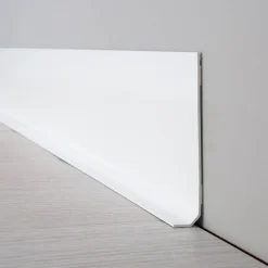 99Deco Plinthe Pour Sol En Vinyle Et Pvc<Lot de 10 Plinthes PVC Blanche - - H8 x L100 cm Profondeur 14 mm