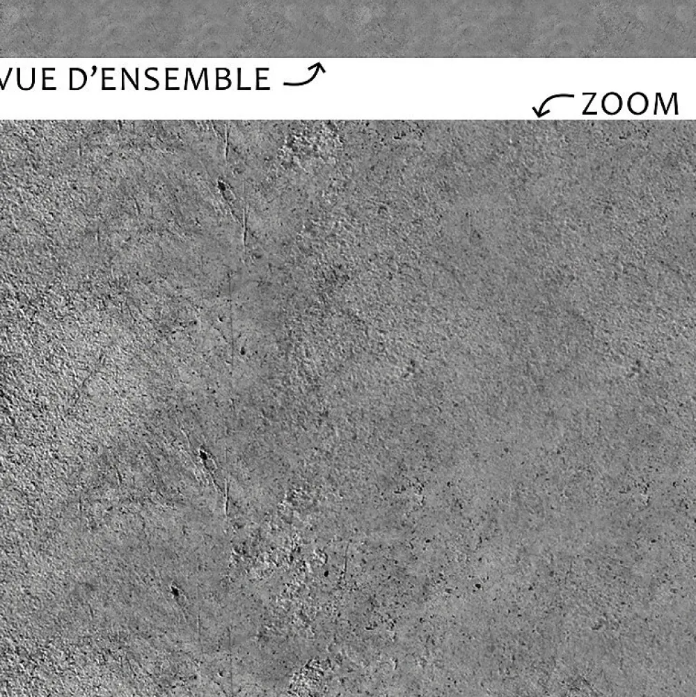 99Deco Plinthe Pour Sol En Vinyle Et Pvc<Lot de 10 Plinthes PVC Couleur Béton - - H8 x L100 cm Profondeur 14 mm