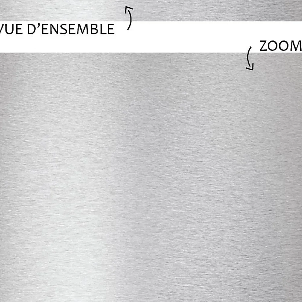 99Deco Plinthe Pour Sol En Vinyle Et Pvc<Lot de 10 Plinthes PVC Gris Alu - - H8 x L100 cm Profondeur 14 mm