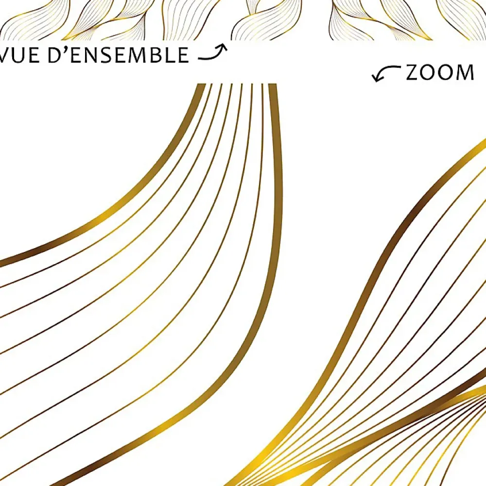 99Deco Lot de 10 Plinthes PVC Or - - H8 x L100 cm Profondeur 14 mm- Plinthe Pour Sol En Vinyle Et Pvc