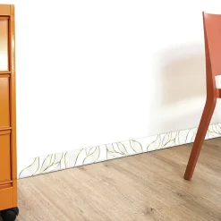 99Deco Lot de 10 Plinthes PVC Or - - H8 x L100 cm Profondeur 14 mm- Plinthe Pour Sol En Vinyle Et Pvc