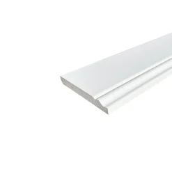 Wood&Sens Lot de 5 Plinthes Style Prépeint MDF, L.2,44 m x l.10,8 cm x Ep.14 mm- Plinthe Bois|Plinthe Bois