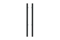 Casanoov Accesoire Pour Volet<Lot de 2 poteaux en fer DARIO 8x8cm H.190cm Noir Mat