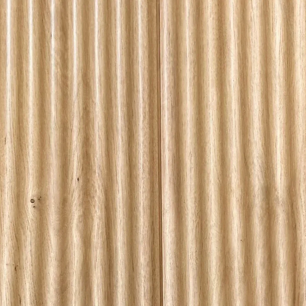 Forestea Lot de 2 profils de finition chêne pour panneau Dune 2500 x 25/32x14 mm /- Panneau Tasseau Bois