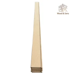 Wood&Sens Plinthe Bois|Plinthe Bois<Lot de 6 Surplinthes MDF, L.2.44 m x H.9.8 cm, Ep.22 mm