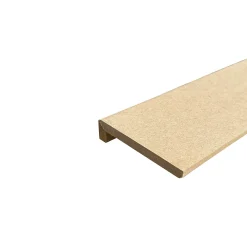 Wood&Sens Lot de 6 Surplinthes MDF, L.2.44 m x H.12.8 cm, Ep.22 mm- Plinthe Bois|Plinthe Bois
