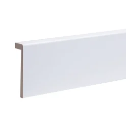 Forestea Moulure<Lot de 5 surplinthes MDF revêtues blanc 2400 x 110 x 19 mm