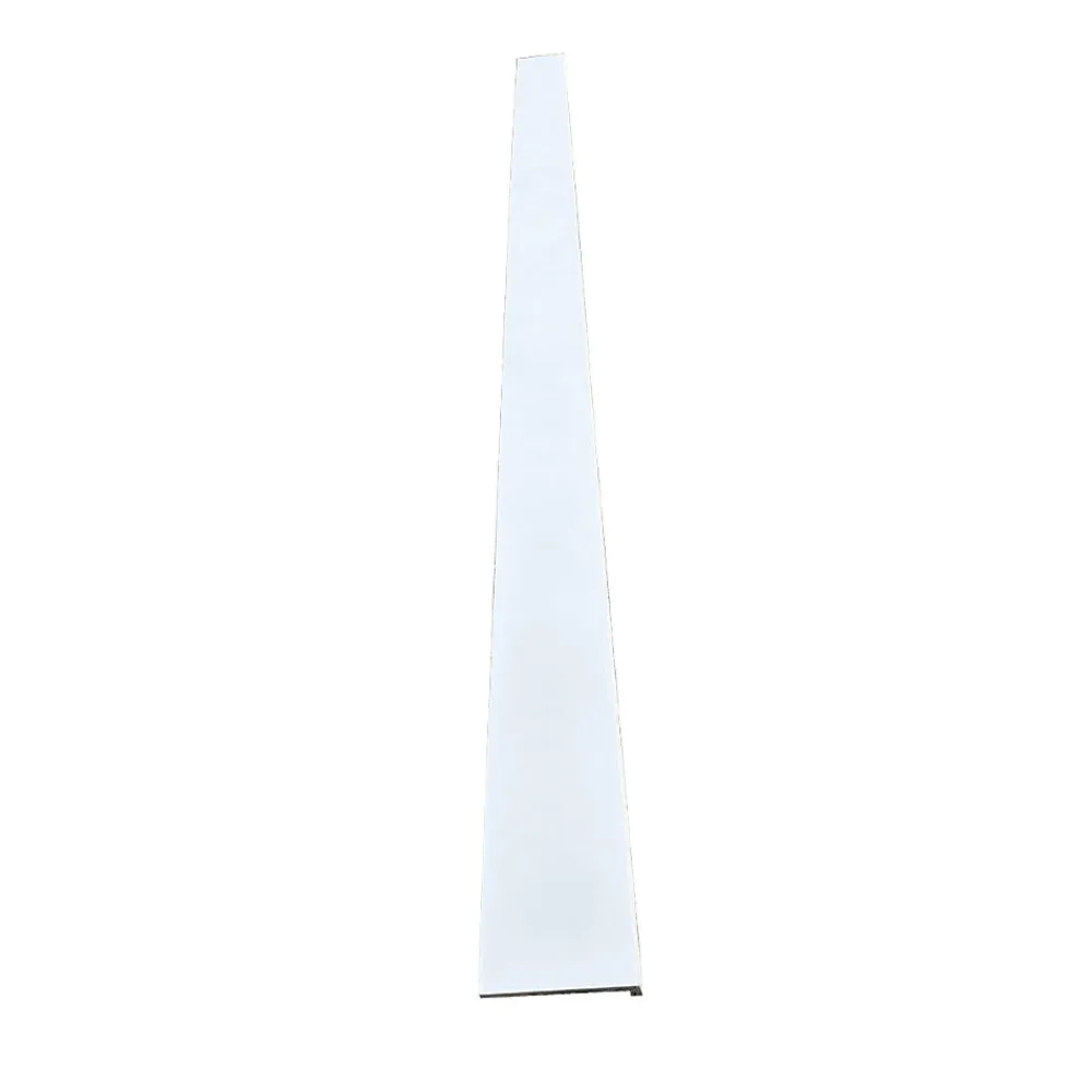 Wood&Sens Lot de 6 Surplinthes MDF Revêtues Blanc, L.2.40 m x H.9.8 cm, Ep.22 mm- Plinthe Bois|Plinthe Bois