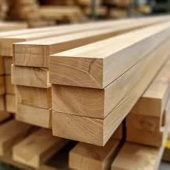Ad Lyon Groupe Lot de 10 tasseaux en hetre massif 32x40 mm Longueur 1.5 m- Tasseau Bois