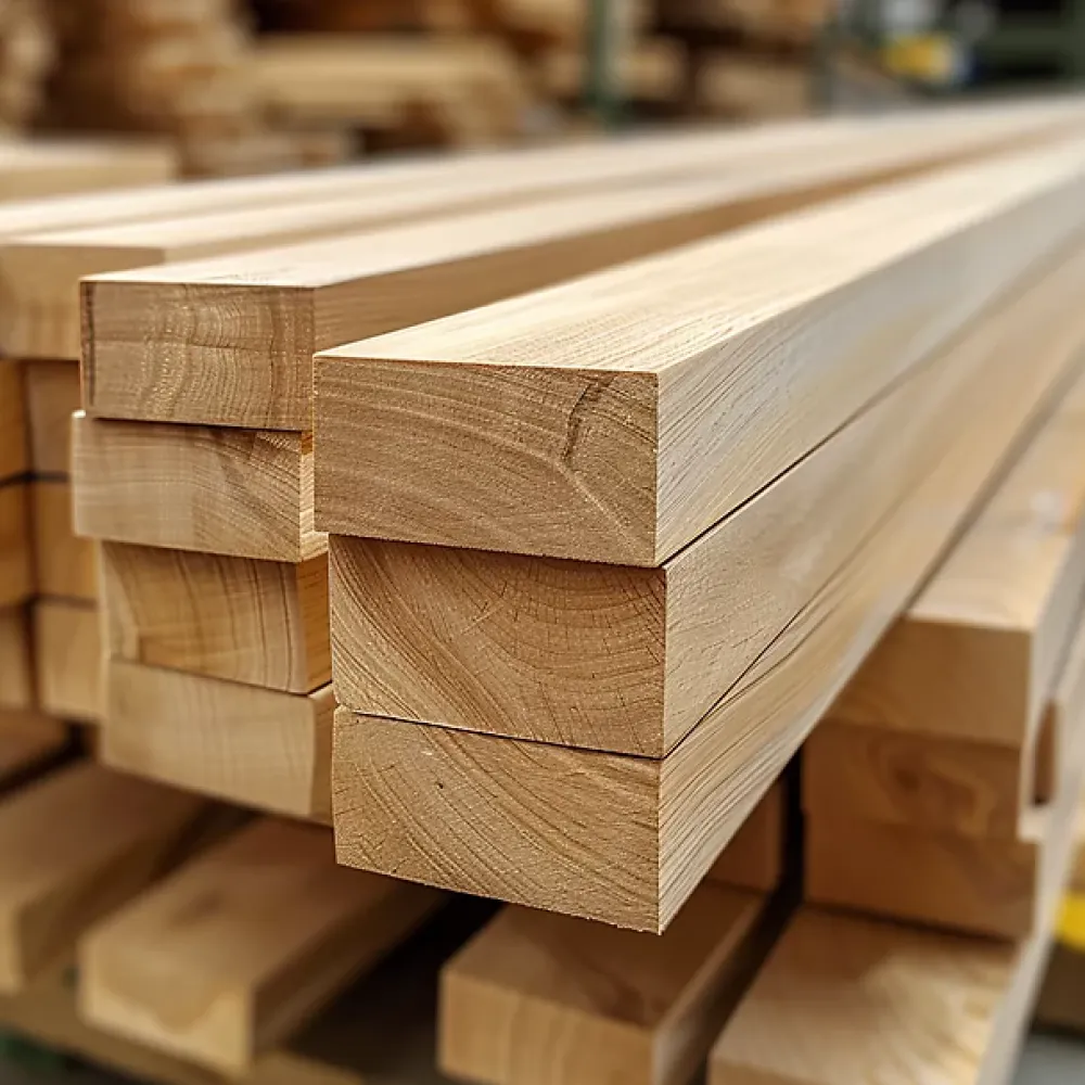 Ad Lyon Groupe Lot de 10 tasseaux en hetre massif 32x40 mm Longueur 1.5 m- Tasseau Bois
