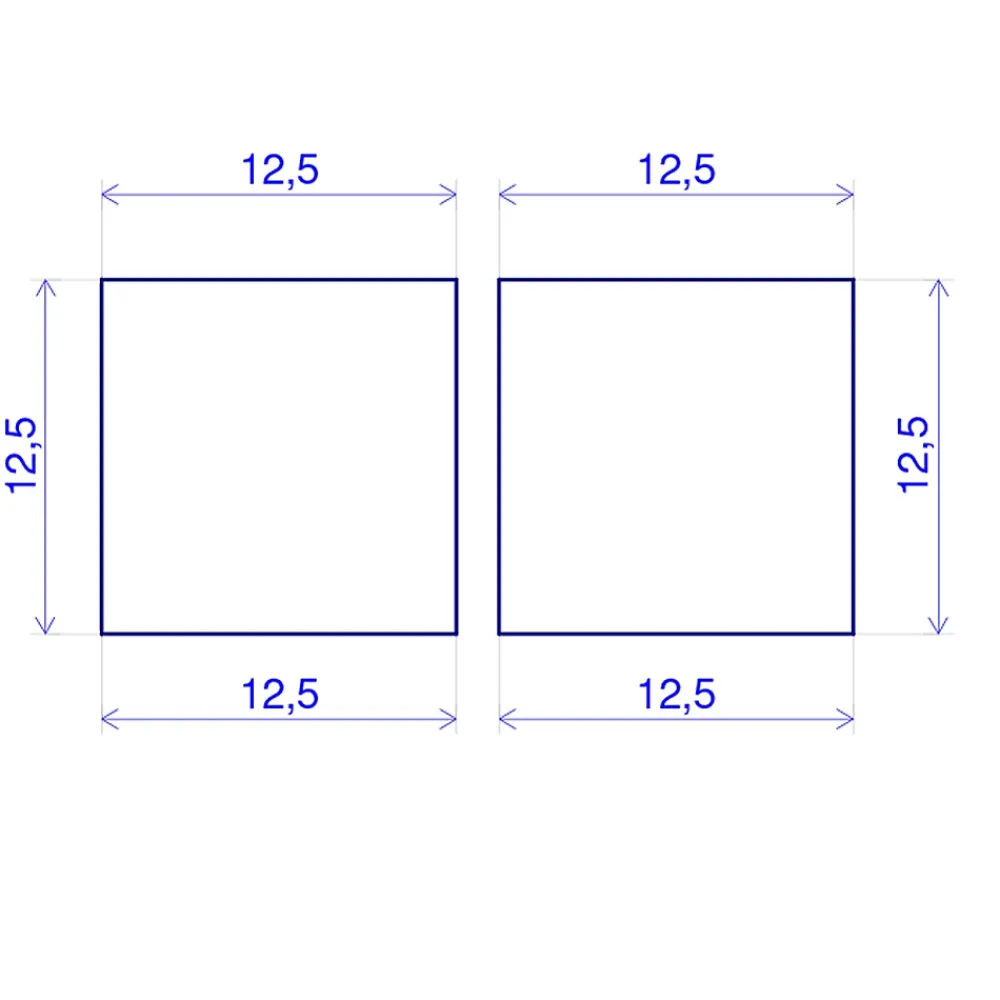 Forestea Tasseau Bois<Lot de 14 tasseaux hêtre rabotés 2400 x 13 x 13 mm