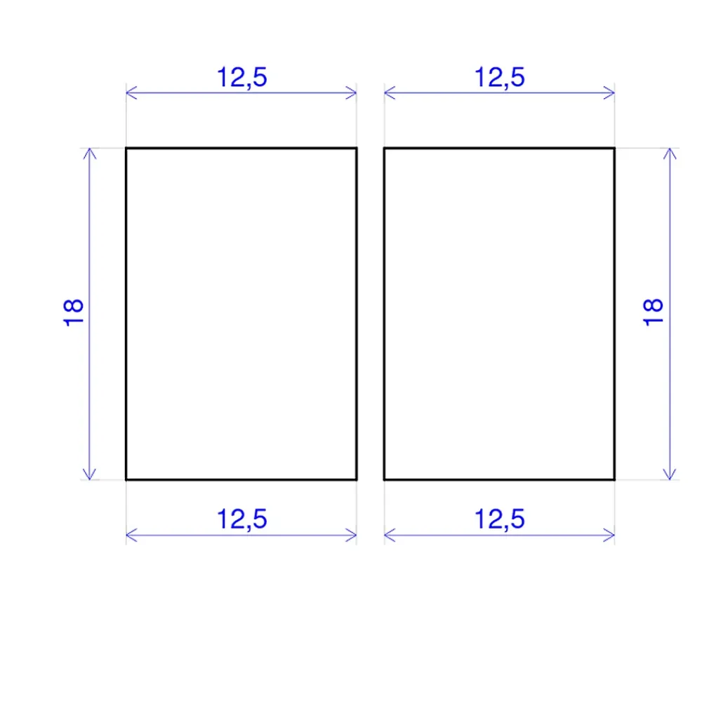 Forestea Tasseau Bois<Lot de 14 tasseaux hêtre rabotés 2400 x 13 x 18 mm