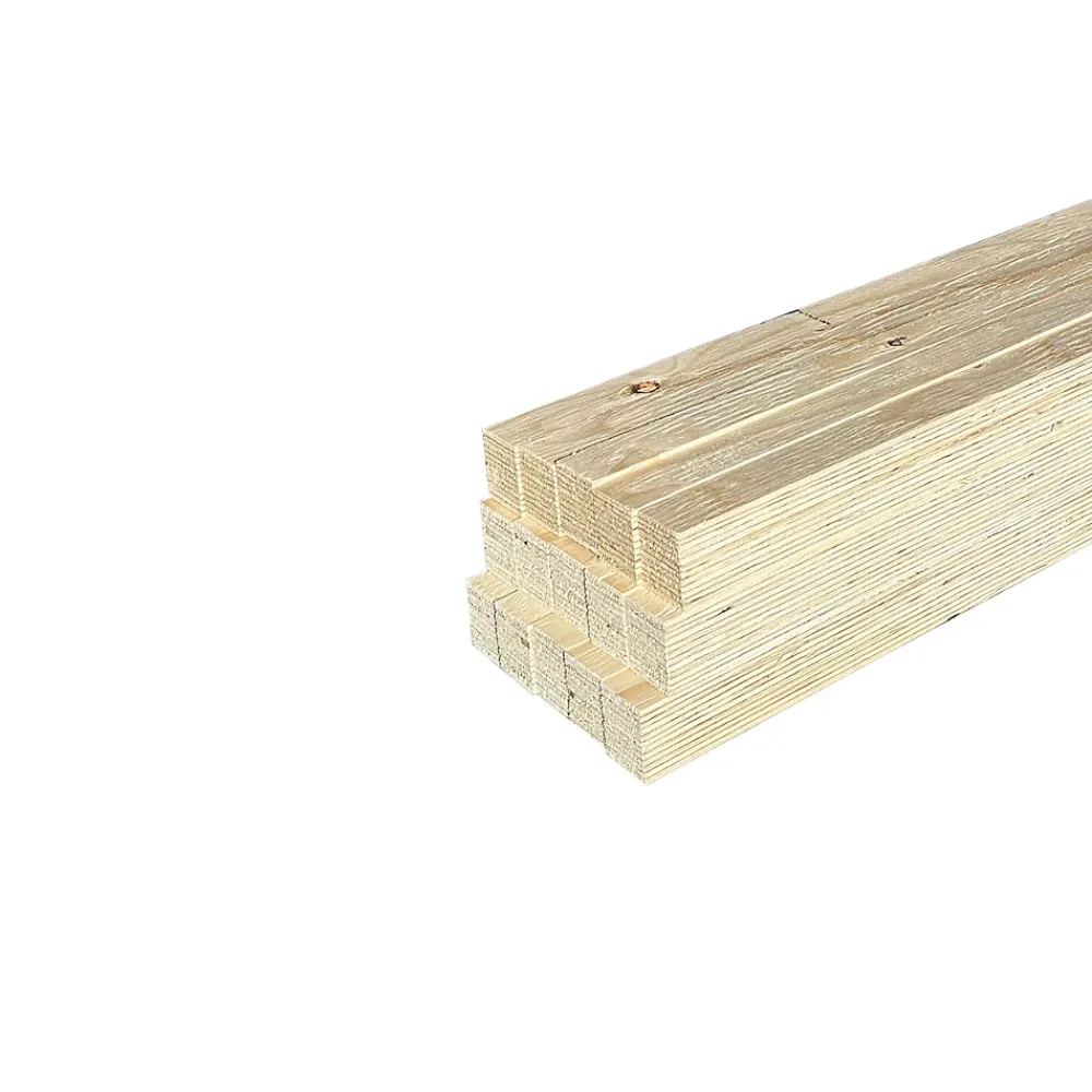 Wood&Sens Tasseau Bois<Lot de 15 Tasseaux LVL Contrecollé SAPIN, L.2,40 m x l.3,6 cm x Ep.27 mm